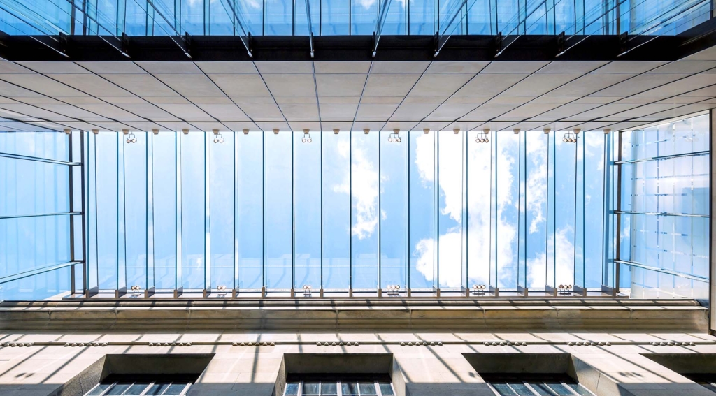 Glass Overhead Atrium